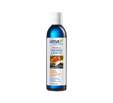 Massage and Body Oil, 120 ml, Sweet Orange and Mandarin