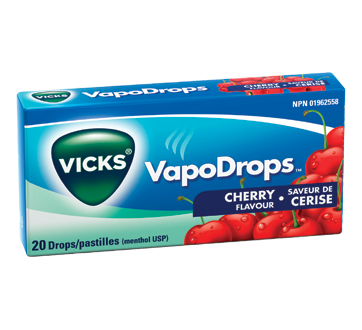 Image of product Vicks - VapoDrops, 20 units, Cherry