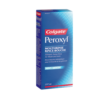 Image 2 of product Colgate - Peroxyl Antiseptic Mouthwash, 237 ml, Mint