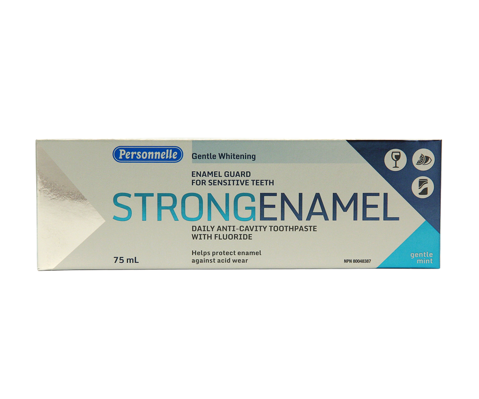 Strong Enamel Daily AntiCavity Toothpaste with Fluoride Gentle Mint