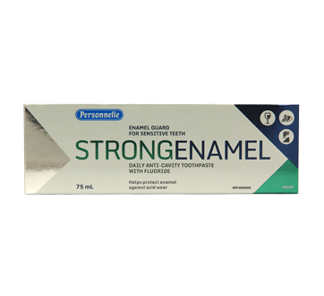 Strong Enamel Daily Anti-Cavity Toothpaste with Fluoride Gentle Mint, Mint, 75 ml