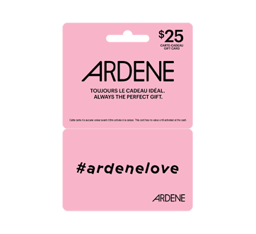 $25 Ardene Gift Card, 1 unit