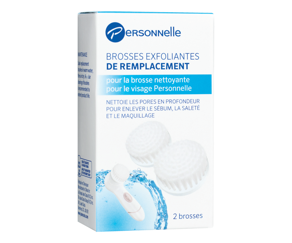 Replacement Exfoliating Brushes, 2 units Personnelle Facial brush