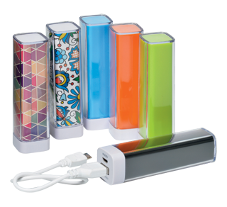 Portable 2600 mAh/9.62 Wh Power Bank, 1 unit