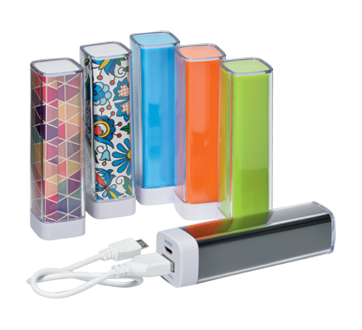 Portable 2600 mAh/9.62 Wh Power Bank, 1 unit