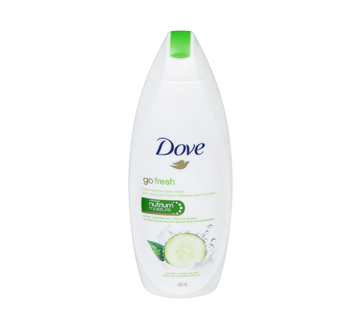Image of product Dove - Go Fresh Cool Moisture Cucumber & Green Tea Scent Body Wash, 650 ml