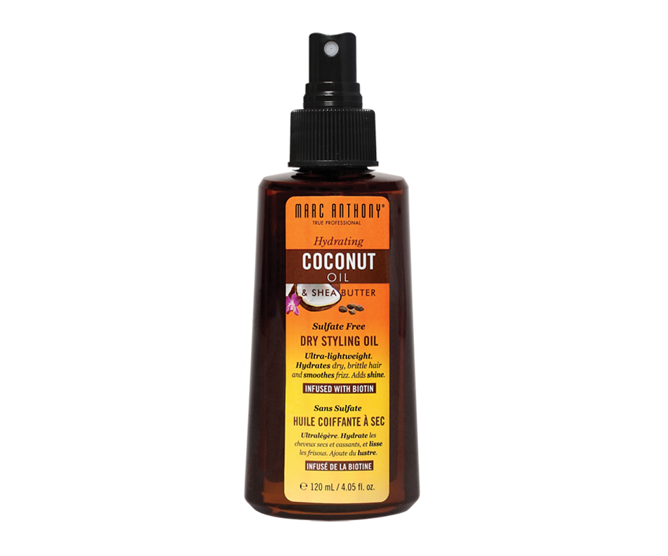 Hydrating Coconut Oil & Shea Butter Dry Styling Oil, 120 ml Marc