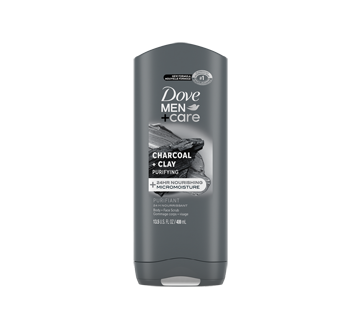 Image of product Dove Men + Care - Charcoal+Clay Body and Face Wash, 400 ml