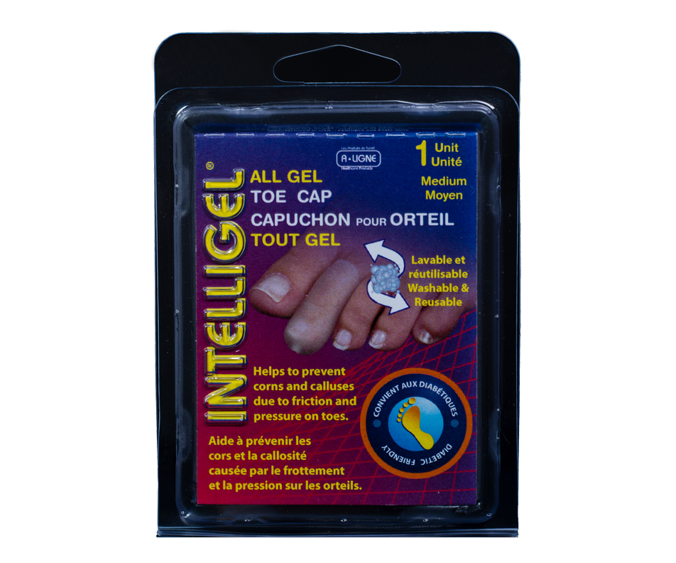All Gel Toe Cap, 1 unit, Medium Intelligel Accessories Jean Coutu