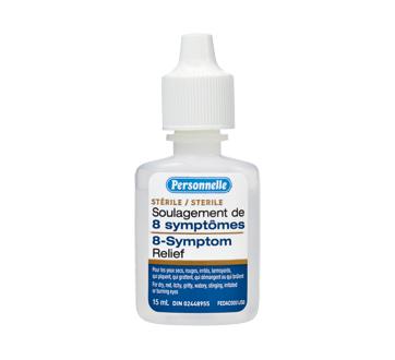 Image of product Personnelle - 8-Symptom Relief Eye Drops, 15 ml