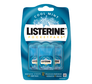 Pocketpaks Breath Strips, Cool Mint, 72 units
