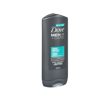 Image 2 of product Dove Men + Care - Body And Face Wash, 300 ml, Aqua Impact