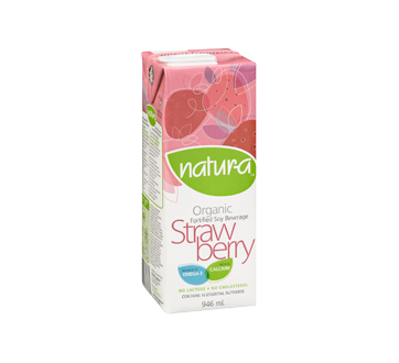 Image 2 of product Natur-A - Organic Soy Milk, 946 ml, Strawberry