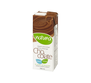 Organic Soy Milk, 946 ml, Chocolate – Natur-A : Soy and others | Jean Coutu