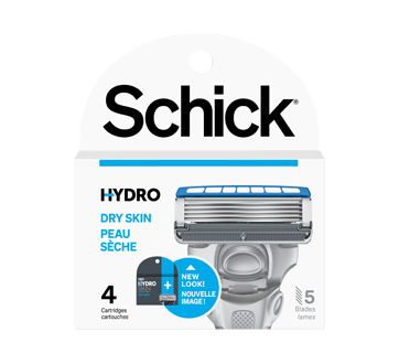 Image 1 of product Schick - Hydro Dry Skin Men's Razor Blade Refills, 4 units