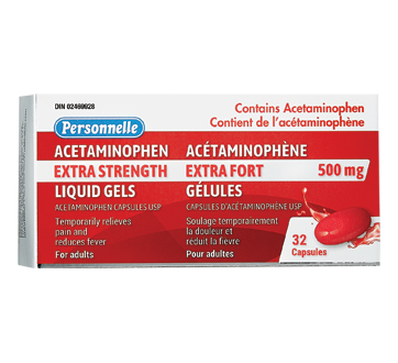 Image of product Personnelle - Acetaminophen, 32 units, Extra Strength