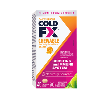 Image of product Cold-Fx - Daily Support Chewable Tablets, 45 units, Orange