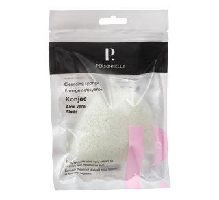 Konjac Sponge, Aloe Vera, 1 unit