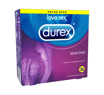 Image 2 of product Durex - Durex Condoms, Super Thin Lubricated, 36 units