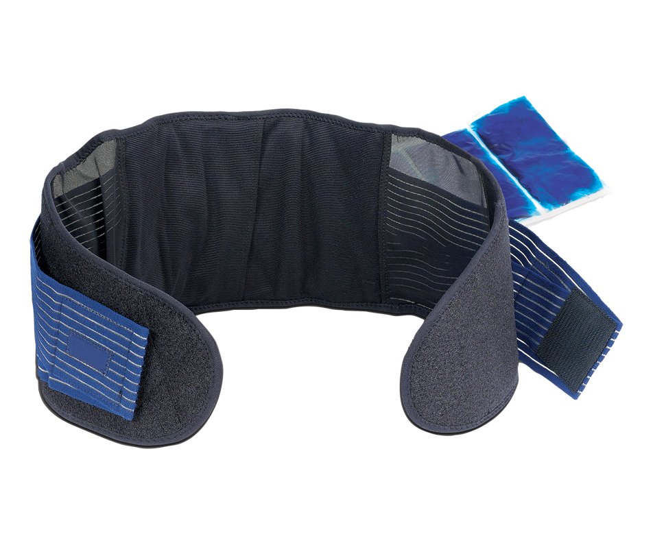 Back Belt with Hot/Cold Gel Pack, 1 unit ObusForme Hot and Cold