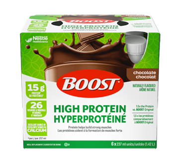 Boost High Protein Meal Replacement, 6 x 237 ml, Chocolate