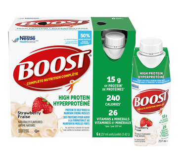 Image 2 of product Nestlé - Boost High Protein Meal Replacement, 237 ml, Strawberry