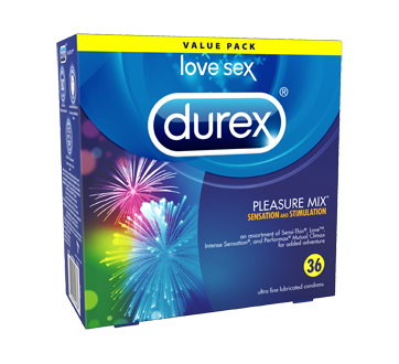 Image 2 of product Durex - Durex Condoms Pleasure Mix Value Pack, 36 units