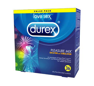 Image 3 of product Durex - Durex Condoms Pleasure Mix Value Pack, 36 units