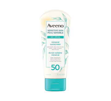 Mineral Sunscreen SPF 50, Sensitive Skin, 88 ml