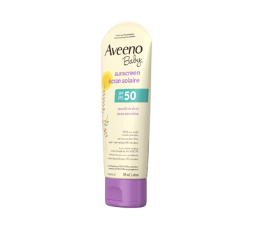 Image 7 of product Aveeno Baby - SPF 50 Sunscreen, Sensitive Skin, 88 ml