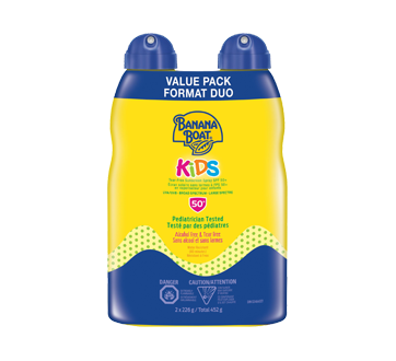 Kids Tear Free Sunscreen Spray, 2 x 226 g