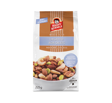 Unsalted Mixed Nuts, 225 g