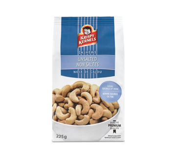Unsalted Cashews, 225 g