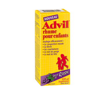Image of product Advil - Advil Children's Cold Suspension, 120 ml, Grape