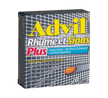 Image of product Advil - Advil Cold & Sinus Plus, 20 units