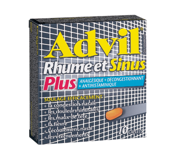 Image of product Advil - Advil Cold & Sinus Plus, 10 units