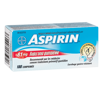 Image of product Aspirin - Aspirin Daily Low Dose Tablets 81 mg, 180 units