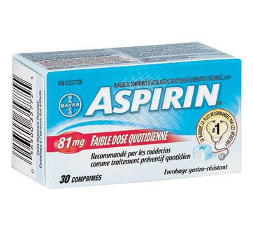 Image of product Aspirin - Aspirin Daily Low Dose Tablets 81 mg, 30 units