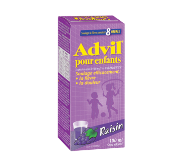 Image of product Advil - Advil Children's Suspension, 100 ml, Grape
