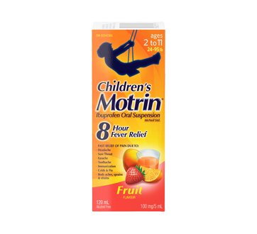 Image 1 of product Motrin - Motrin Children’s Dye-Free Suspension, 120 ml, Fruit