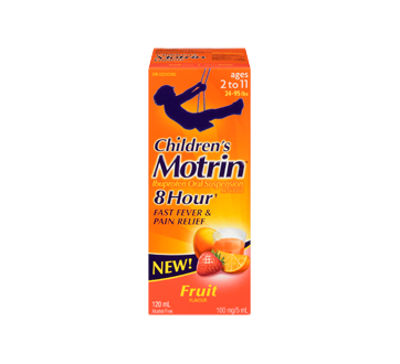 Image 2 of product Motrin - Motrin Children’s Dye-Free Suspension, 120 ml, Fruit