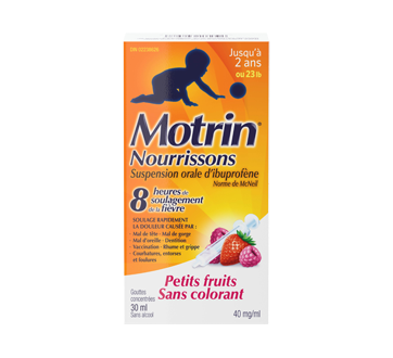 Infants Suspension Drops Dye Free 1 L Berry Motrin Ibuprofen For Children Jean Coutu