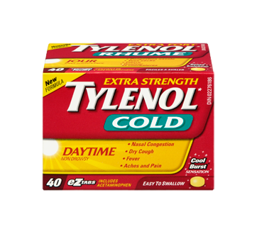 Image 3 of product Tylenol - Tylenol Cold Extra Strength Daytime Formula, 40 units
