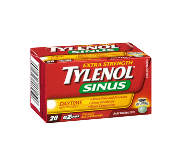 Image 2 of product Tylenol - Tylenol Sinus Extra Strength Daytime Formula, 20 units