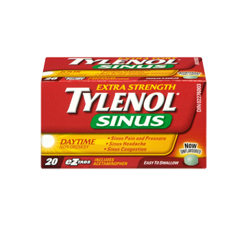 Image 3 of product Tylenol - Tylenol Sinus Extra Strength Daytime Formula, 20 units
