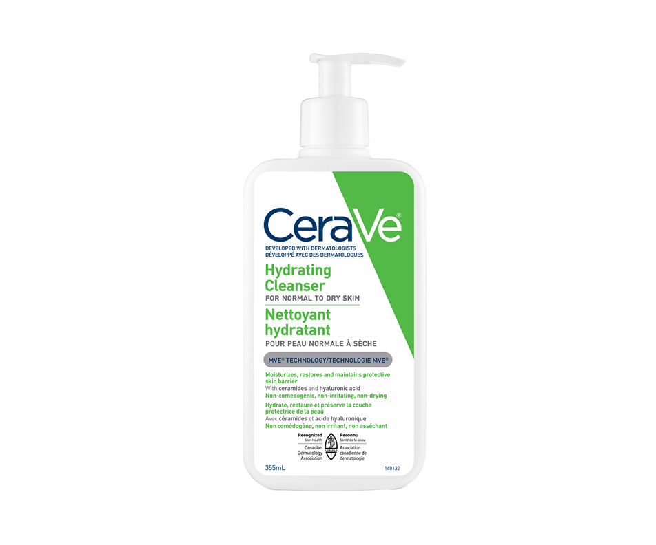 Hydrating Cleanser for Normal to Dry Skin, 355 ml CeraVe Cleanser Jean Coutu
