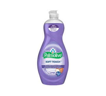 Image of product Palmolive - Ultra Soft Touch Dish Liquid, 591 ml, Almond Milk & Blueberry