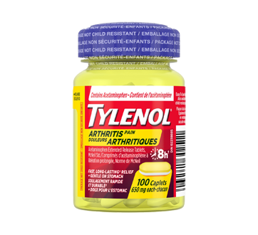 Tylenol Arthritis Pain 100 Units Tylenol Acetaminophen For Adults Jean Coutu
