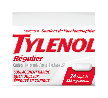 Image 2 of product Tylenol - Tylenol Regular Strength 325 mg Caplets, 24 units