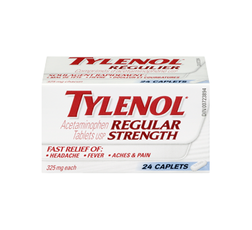 Image 3 of product Tylenol - Tylenol Regular Strength 325 mg Caplets, 24 units